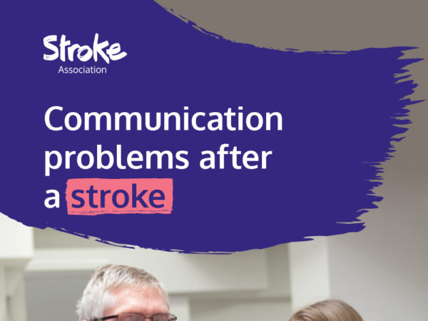 Communication problems after a stroke guide, cover image