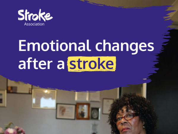 Emotional changes after a stroke guide, cover image