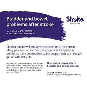 Bladder and bowel problems after a stroke