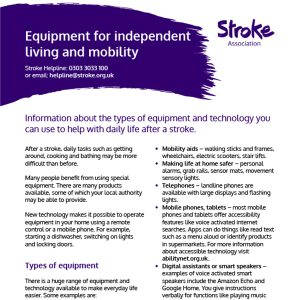 Equipment for independent living and mobility