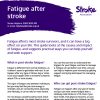 Fatigue after stroke