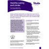 Leaflet for "Healthy eating after a stroke"