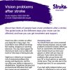 Vision problems after stroke