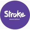 Purple circle with "Stroke Association" in white writing