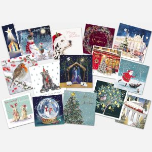 Photo of a collection of Christmas cards