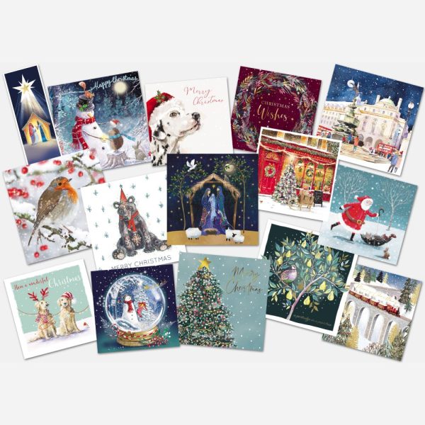 Photo of a collection of Christmas cards
