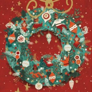 Christmas wreath – money wallet