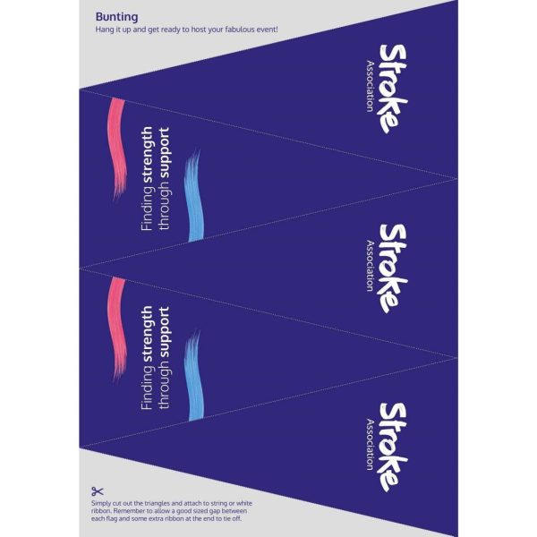 Stroke Association bunting