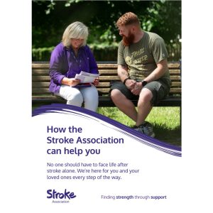 Cover of the leaftlet "How the Stroke Association can help you"