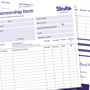 Preview of sponsorship form